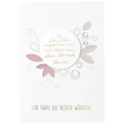 Räder Karten>Segenswunschkarte „Zur Taufe die besten Wünsche"