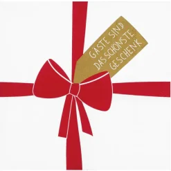 Räder Servietten Und Serviettenringe|Servietten>Serviette „Gäste sind Das Schönste ...",33x33cm