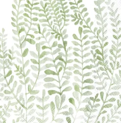 Räder Servietten Und Serviettenringe|Servietten>Serviette „Ranken", grün, 33x33cm