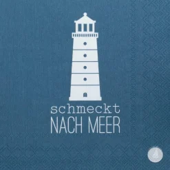 Räder Servietten Und Serviettenringe|Servietten>Serviette „Schmeckt nach Meer", 33x33cm