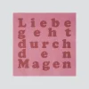 Räder Servietten Und Serviettenringe|Servietten>Serviette 33x33cm Liebe Geht Durch Den Magen