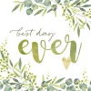 ppd Servietten Und Serviettenringe|Servietten>Servietten 33x33cm Best Day Ever