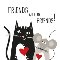 ppd Servietten Und Serviettenringe|Servietten>Servietten 33x33cm Friends will be