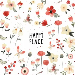ppd Servietten|Servietten Und Serviettenringe>Servietten 33x33cm Happy Place