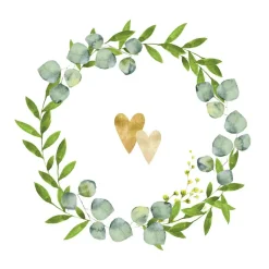 ppd Servietten Und Serviettenringe|Servietten>Servietten 33x33cm Two Hearts