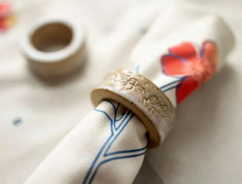 COPPENRATH SPG Servietten|Servietten Und Serviettenringe>Serviettenringe Blume 2er Set - LandLust