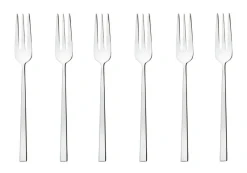 Sambonet Edelstahl Und Kunststoff>Set 6 Kuchengabeln Rock Edelstahl 18/10