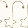 Goodz by Inge Baumschmuck Und Zubehör>S-Haken mit Stern 36 Stck gold