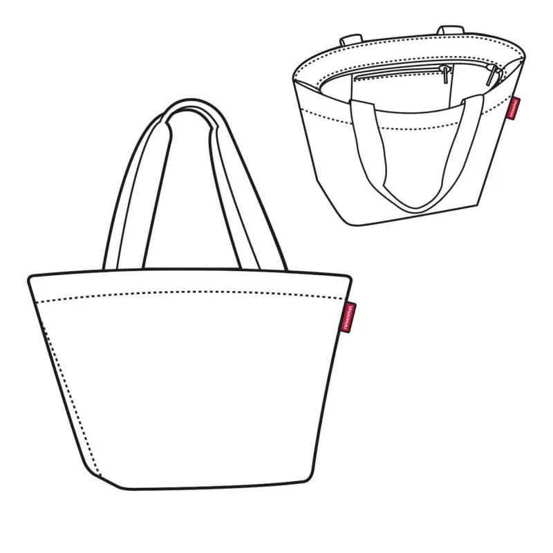 Reisenthel Taschen Und Körbe>Shopper M Twist Silver Einkaufstasche