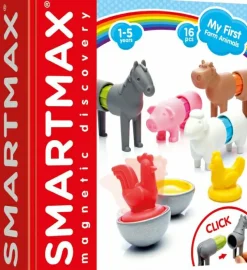 Smart Games® Klemm- Und Magnetbaukästen>SmartMax My first Farm Animals (16 Teile)