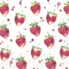 IHR Servietten Und Serviettenringe|Servietten>SOFT STRAWBERRIES Lunch-Servietten L 853600
