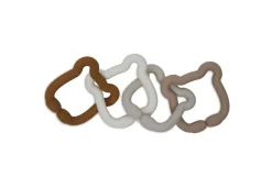Jollein Spielen>Spielringe Silikon - Teddy Bear