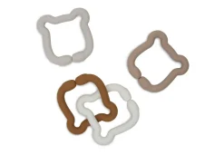 Jollein Spielen>Spielringe Silikon - Teddy Bear