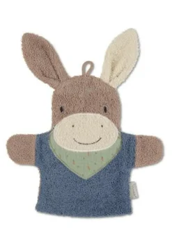 Sterntaler Badtextilien>Spiel-Waschhandschuh Emmilius mittelblau