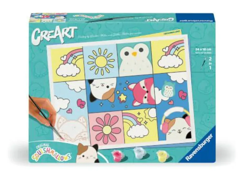 Ravensburger Malen Und Zeichnen>Squishmallows - Malen nach Zahlen