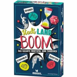 Moses Kinderspiele>STADT, LAND, BOOM!