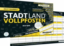Denkriesen Familien- Und Gesellschaftsspiele>STADT LAND VOLLPFOSTEN® - DO IT YOURSELF EDITION