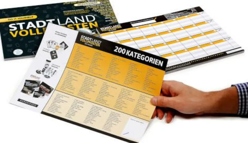 Denkriesen Familien- Und Gesellschaftsspiele>STADT LAND VOLLPFOSTEN® - DO IT YOURSELF EDITION