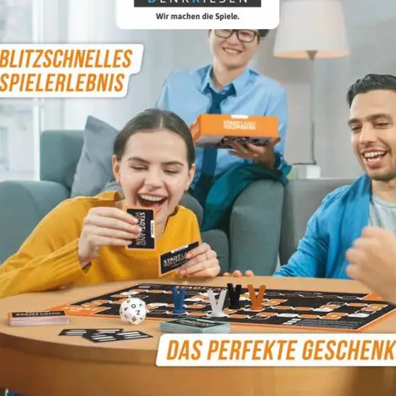 Denkriesen Familien- Und Gesellschaftsspiele>STADT LAND VOLLPFOSTEN® - Das Brettspiel inkl. Jun