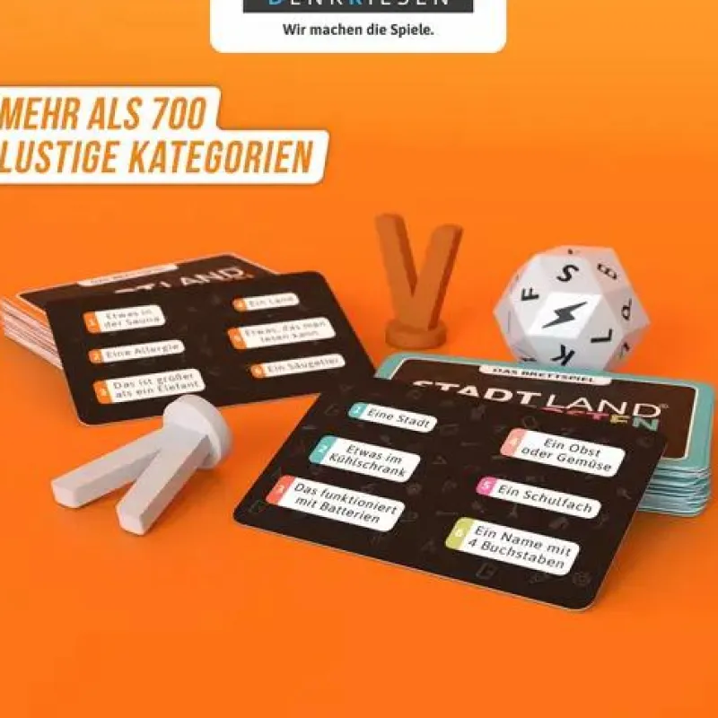 Denkriesen Familien- Und Gesellschaftsspiele>STADT LAND VOLLPFOSTEN® - Das Brettspiel inkl. Jun