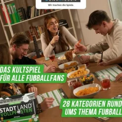 Denkriesen Familien- Und Gesellschaftsspiele>STADT LAND VOLLPFOSTEN® - FUßBALL EDITION - Heimsp