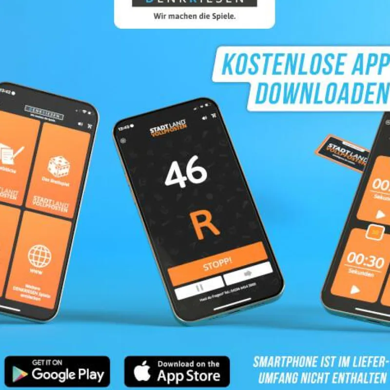 Denkriesen Familien- Und Gesellschaftsspiele>STADT LAND VOLLPFOSTEN® - GEBURTSTAGS EDITION - Ha