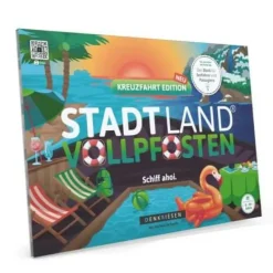 Denkriesen Familien- Und Gesellschaftsspiele>STADT LAND VOLLPFOSTEN® - Kreuzfahrt Edition - Sch