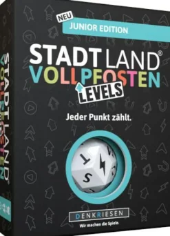 Denkriesen Familien- Und Gesellschaftsspiele>STADT LAND VOLLPFOSTEN® - Levels – JUNIOR EDITION