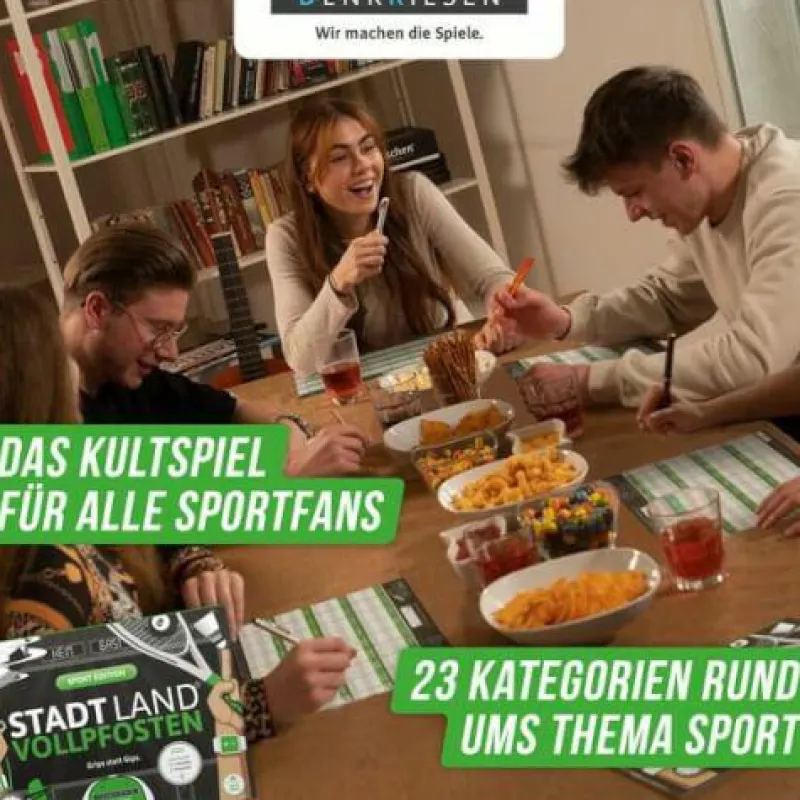 Denkriesen Familien- Und Gesellschaftsspiele>STADT LAND VOLLPFOSTEN® - SPORT EDITION