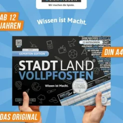 Denkriesen Familien- Und Gesellschaftsspiele>STADT LAND VOLLPFOSTEN®– EXPERTEN EDITION - Wissen