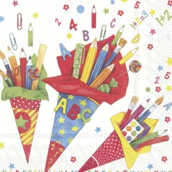 IHR Servietten Und Serviettenringe|Servietten>START OF SCHOOL Lunch-Servietten L 871800