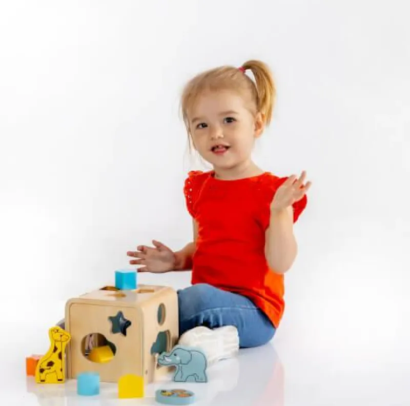 SpielMaus Spielen>Steckbox Wildtiere 9Teile