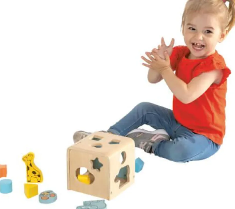 SpielMaus Spielen>Steckbox Wildtiere 9Teile