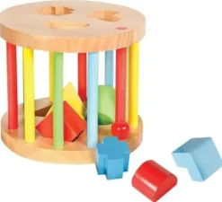 SpielMaus Spielen>Steckkbox, rund 6 Steine
