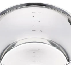 Küchenprofi Töpfe Edelstahl>Stielkasserolle 1500 ml