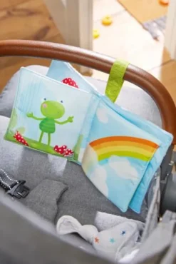 Haba Spielen>Stoffbuch Regenbogenwelt