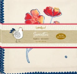 COPPENRATH SPG Servietten|Servietten Und Serviettenringe>Stoff-Servietten Blume 2er Set - LandLust