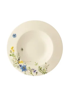 Rosenthal Farbe>Suppenteller, 23 cm, Fahne, Brillance / Fleurs des