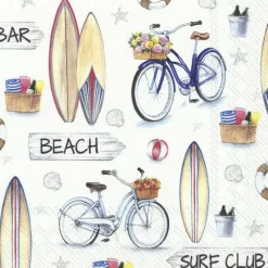 IHR Servietten Und Serviettenringe|Servietten>SURF CLUB Lunch-Servietten L 870800