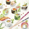 IHR Servietten Und Serviettenringe|Servietten>SUSHI Light Grey Lunch-Servietten L1065145