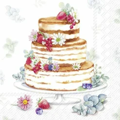 IHR Servietten Und Serviettenringe|Servietten>SWEET CAKE Green Blue Cocktail-Servietten C1044724