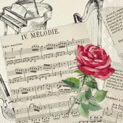 IHR Servietten Und Serviettenringe|Servietten>SYMPHONY cream Cocktail-Servietten C 958060