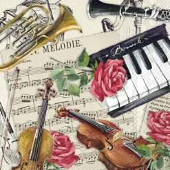 IHR Servietten Und Serviettenringe|Servietten>SYMPHONY cream Lunch-Servietten L 958060