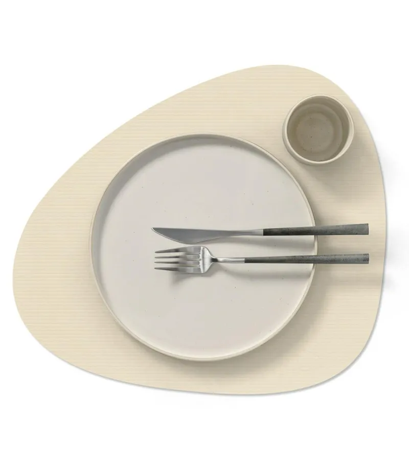 LindDNA Tischdecken, Untersetzer Und Co>Table Mat Curve L Corduroy Vanilla