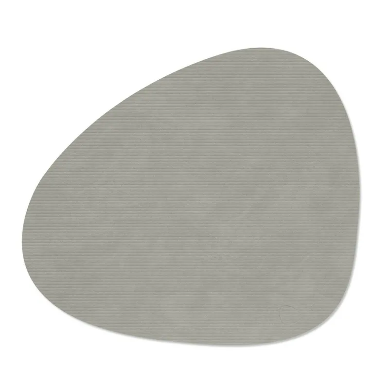 LindDNA Tischdecken, Untersetzer Und Co>Table Mat Curve L Curduroy Light Grey