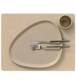 LindDNA Tischdecken, Untersetzer Und Co>Table Mat Square L Corduroy Sand