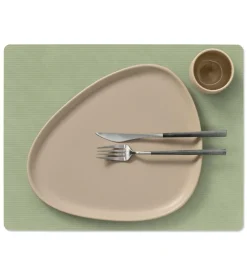 LindDNA Tischdecken, Untersetzer Und Co>Table Mat Square L Corduroy Olive Green