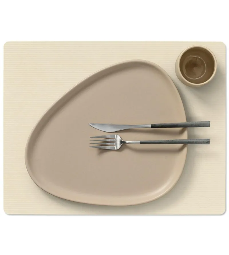 LindDNA Tischdecken, Untersetzer Und Co>Table Mat Square L Corduroy Vanilla