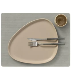 LindDNA Tischdecken, Untersetzer Und Co>Table Mat Square L Corduroy Light Grey