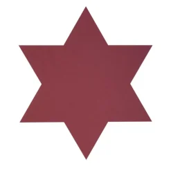LindDNA Tischdecken, Untersetzer Und Co>Table Mat Star Nupo Red, 34,5x34,5cm